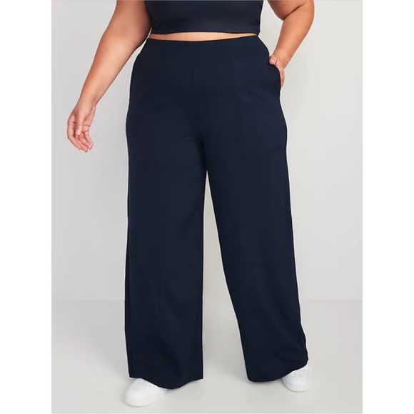 NWT Old Navy High-Waisted PowerSoft Wide-Leg Pants - Picture 10 of 11